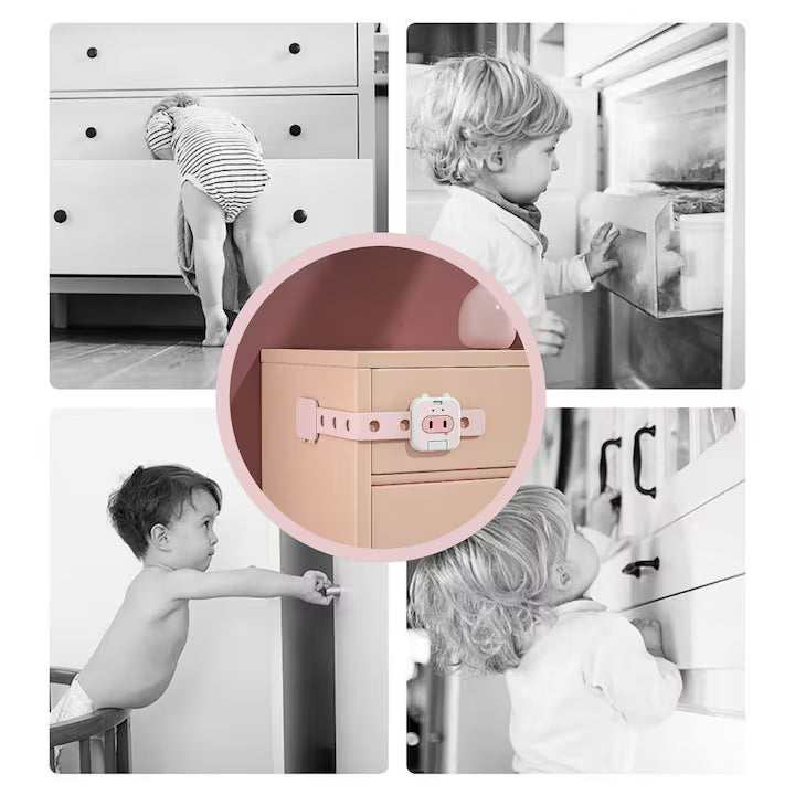 PrietenBebe – Siguranțe Uși/Dulapuri (Set de 3)