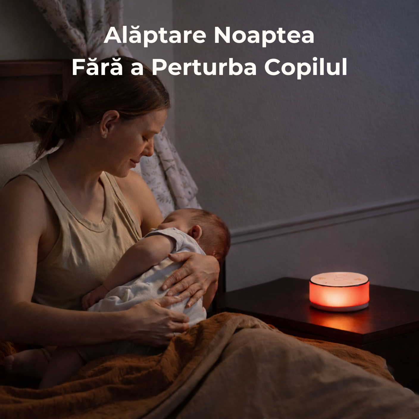 PrietenBebe – Dispozitiv Sunete Albe și Lumină de Veghe