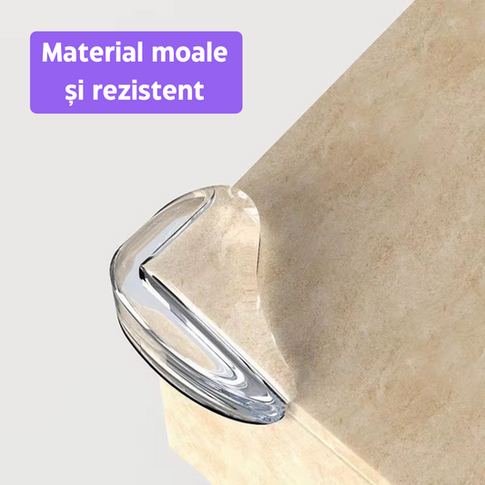 PrietenBebe – Protecții Colțuri din Silicon (Set de 10)