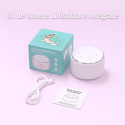 PrietenBebe – Dispozitiv Sunete Albe și Lumină de Veghe