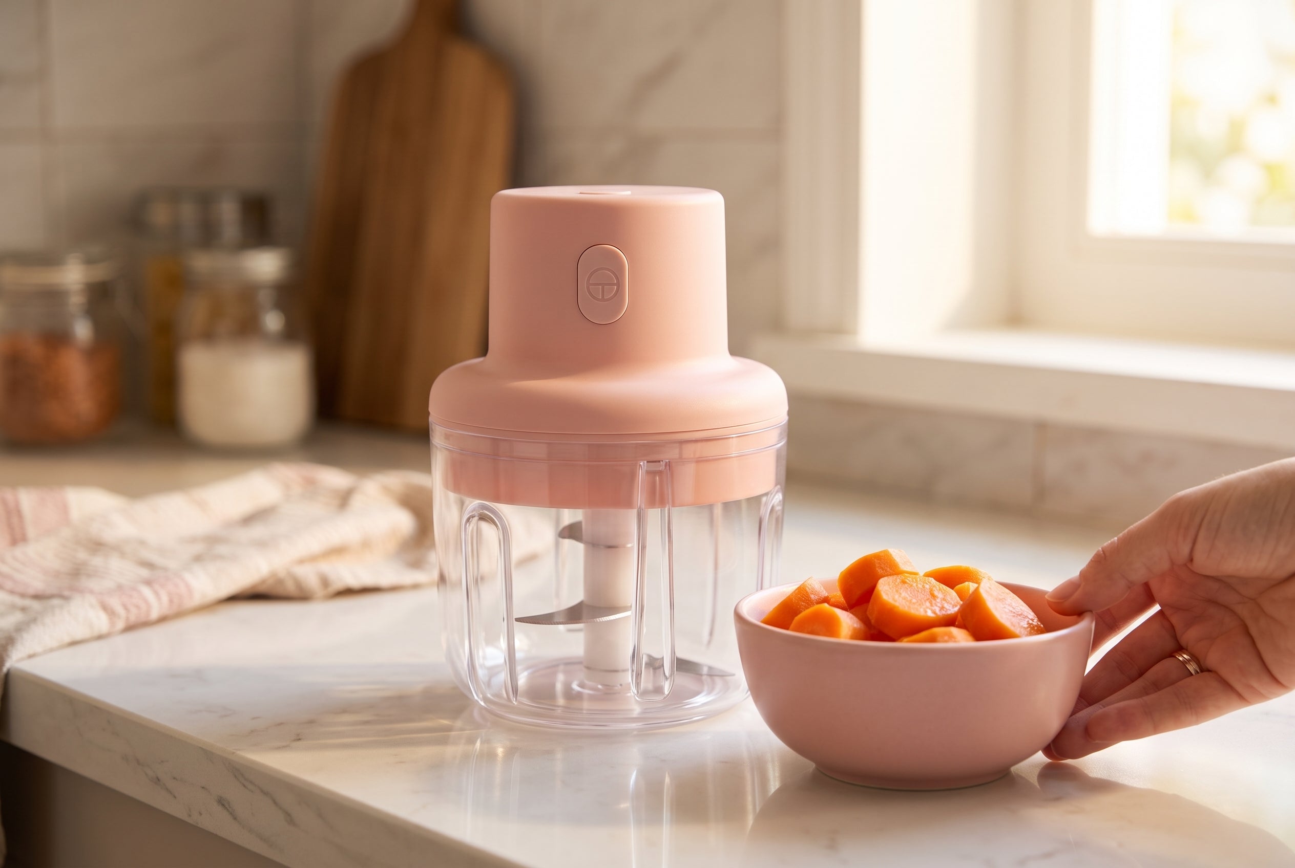 Hero image: Mini Tocător Electric Portabil pentru Bebeluși, 250ml