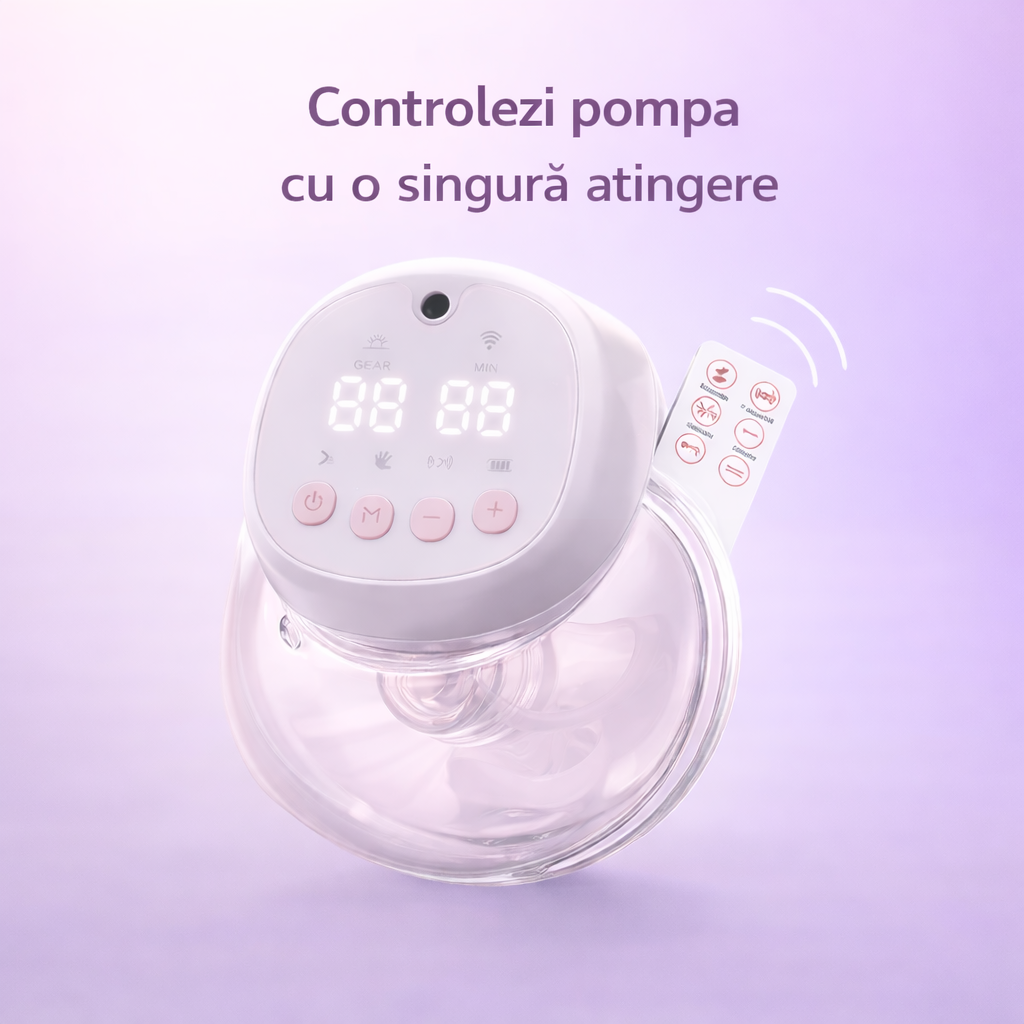PrietenBebe - Pompa sân electrică dublă Comfort+ Set Complet