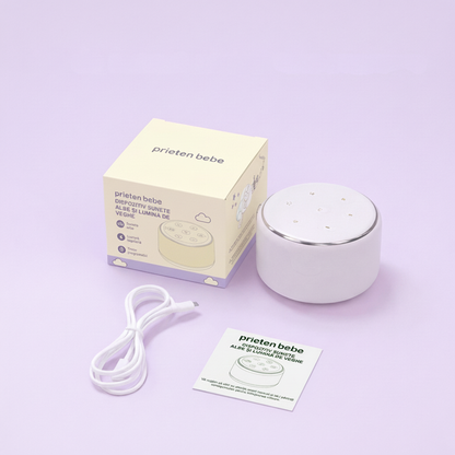 Dispozitiv Sunete Albe PrietenBebe - cutie cu accesorii HD