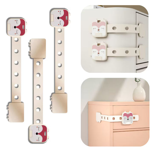 PrietenBebe – Siguranțe Uși/Dulapuri (Set de 3)