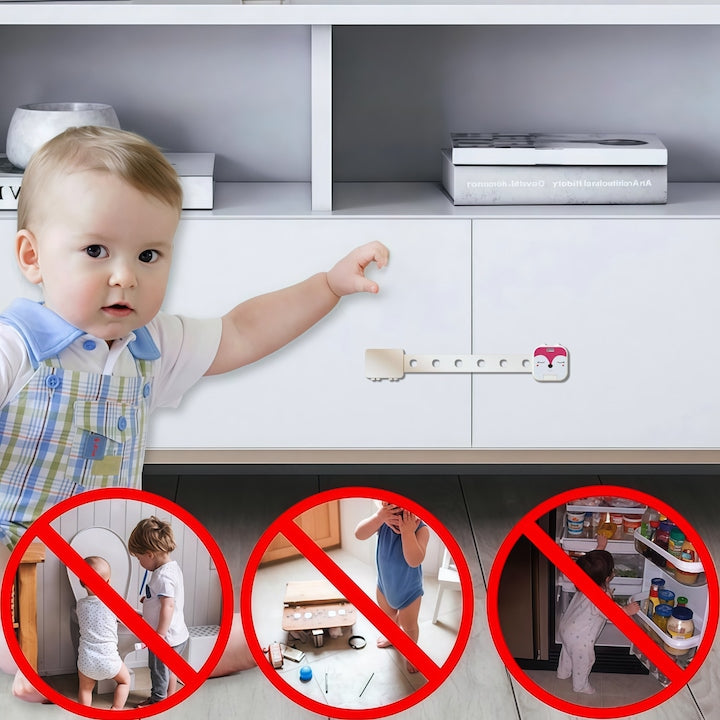 PrietenBebe – Siguranțe Uși/Dulapuri (Set de 3)